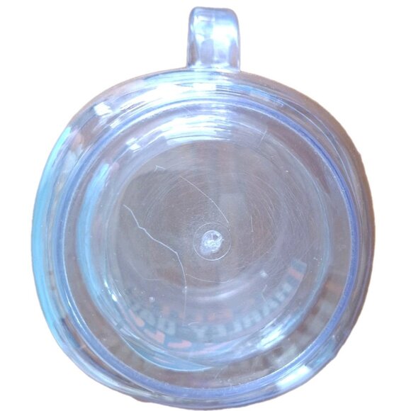 Harley-Davidson Clear Mug With Lid and Straw Hole - NO STRAW - Picture 7 of 7